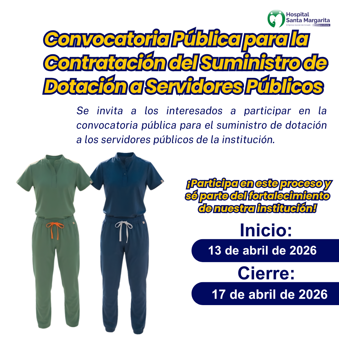Convocatoria Suministros