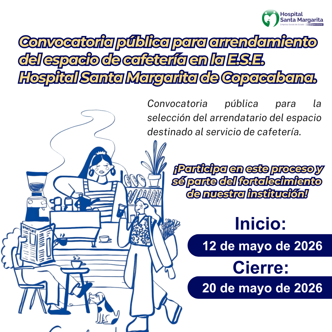 Convocatoria Cafetería
